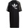 Vêtements Femme T-shirts manches courtes adidas Originals adidas Adicolor Split Trefoil Tee Dress Noir