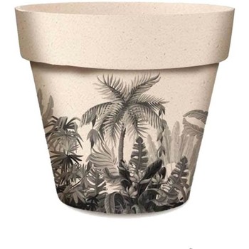 Maison & Déco Vases / caches pots d'intérieur Cadoons Cache pot palmeraie en bambou 9.5 cm Beige