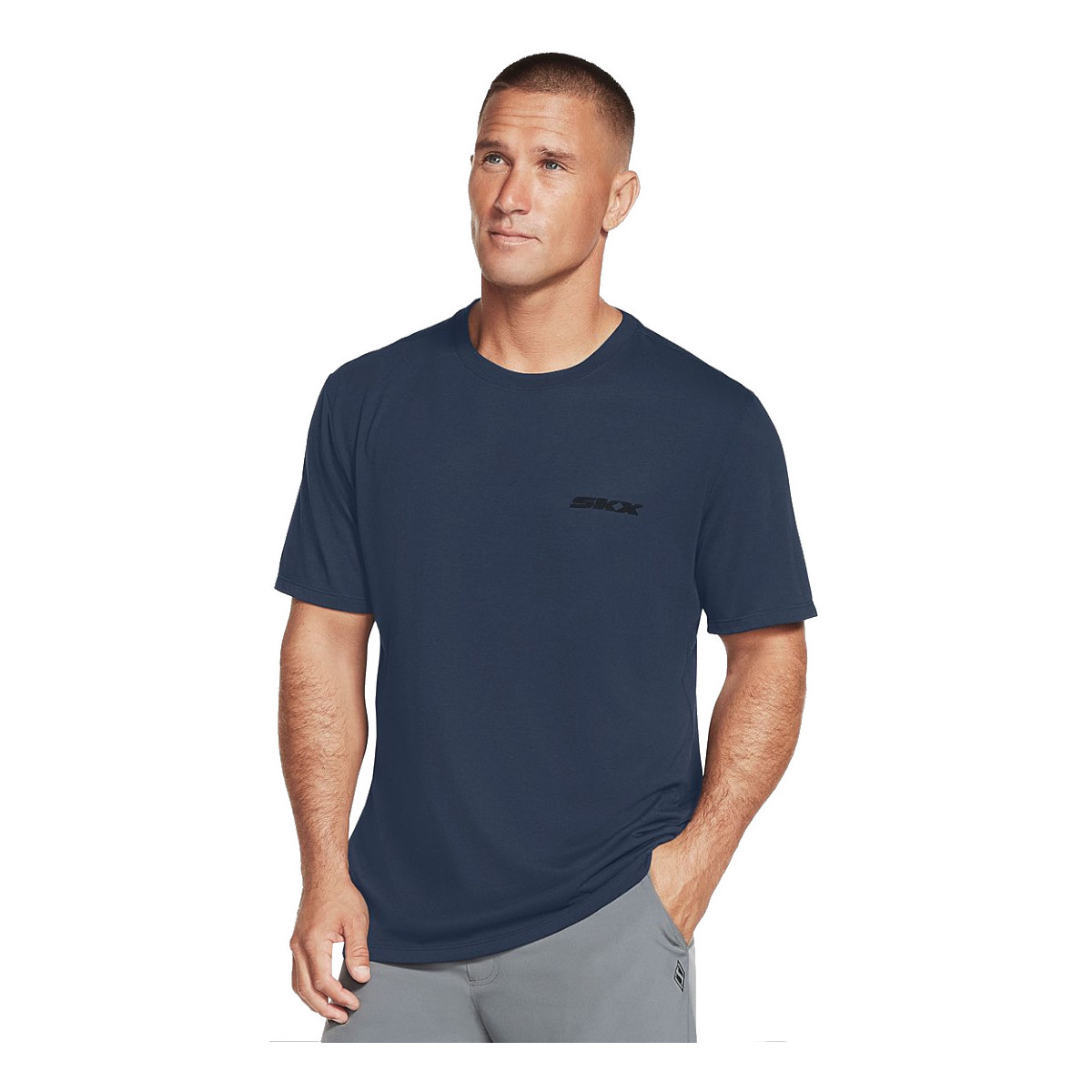Vêtements Homme T-shirts manches courtes Skechers Dri-Release SKX Tee Bleu