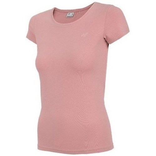 Vêtements Femme T-shirts COLLUSION manches courtes 4F TSD350 Rose