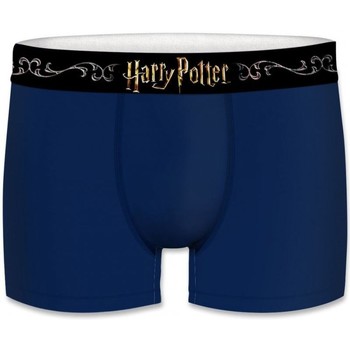 Sous-vêtements Homme Boxers Harry Potter Boxer Homme Coton ASS1 Bleu Noir Bleu