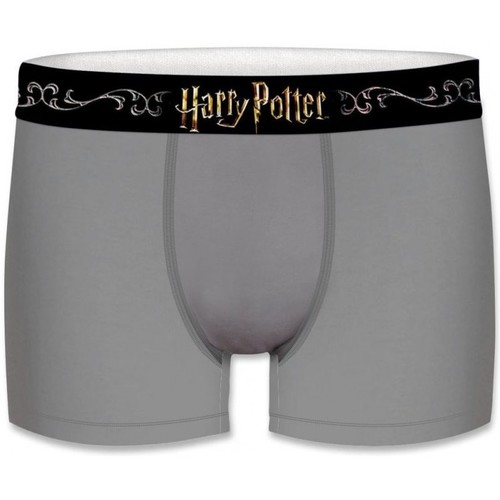 Sous-vêtements Homme Boxers Harry Potter Boxer Homme Coton ASS1 Gris Noir Gris