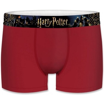 Sous-vêtements Garçon Boxers Harry Potter Boxer Garçon Coton ASS1 Rouge Noir Rouge