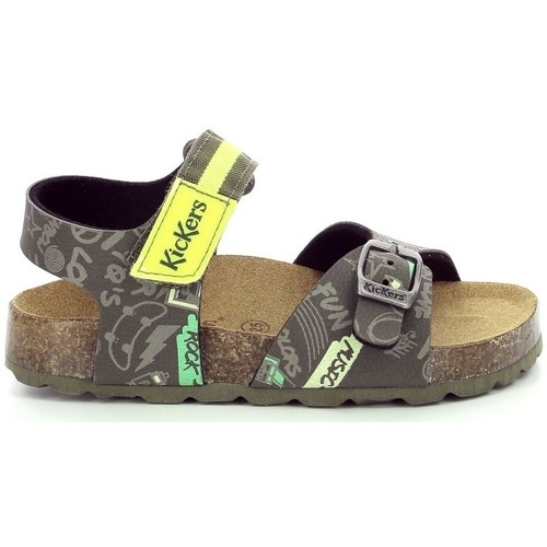 Chaussures Garçon Sandales et Nu-pieds Kickers SOSTREET Vert
