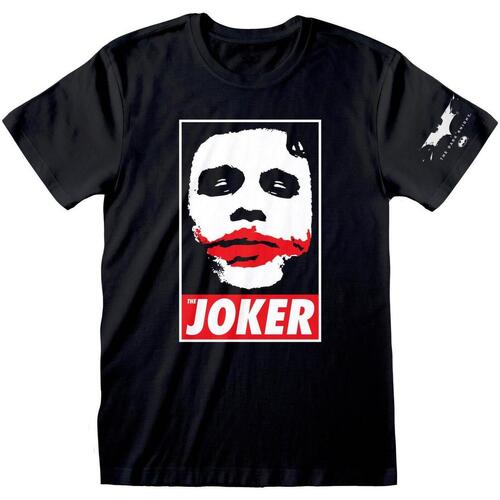 Vêtements T-shirts manches longues Batman: The Dark Knight HE724 Noir