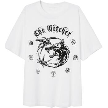 Vêtements Femme T-shirts manches longues The Witcher  Blanc