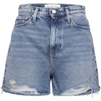 Vêtements Femme Shorts / Bermudas Calvin Klein Jeans Short Femme  Ref 55689 Bleu Bleu