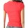 Vêtements Femme T-shirts & Polos Calvin Klein Jeans T Shirt Femme  Ref 55691 Rouge Rouge