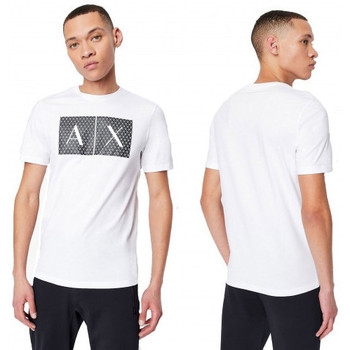 Vêtements white asymmetric shirt EAX Tee shirt  blanc 8NZTCK Z8H4Z - XS Blanc