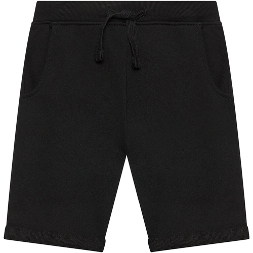 Vêtements Garçon Shorts rinsed / Bermudas Guess Short garçon taille élastique Noir