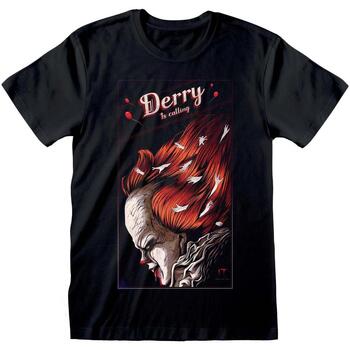 Vêtements T-shirts manches longues It Chapter Two Derry Is Calling Noir