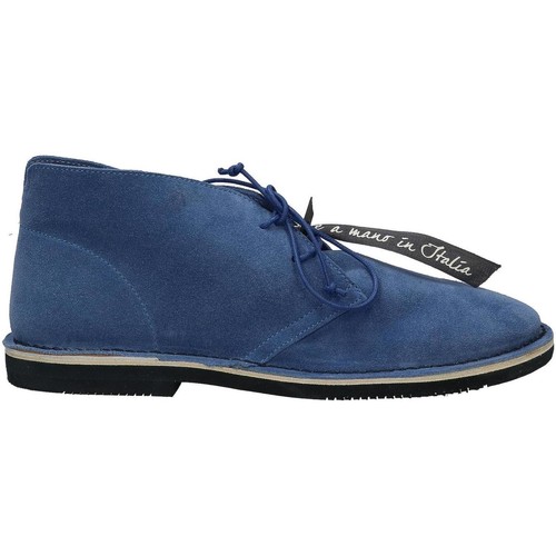 Chaussures Homme Boots Lerews TRACK-1 SUEDE Bleu