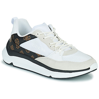 Chaussures Femme Baskets basses Card Guess DEGROM2 Blanc / Marron