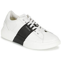 Chaussures Homme Baskets basses Guess SALERNO Noir / Blanc