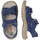 Chaussures Garçon Sandales et Nu-pieds Naturino Sandales en toile à scratch DOCK Bleu