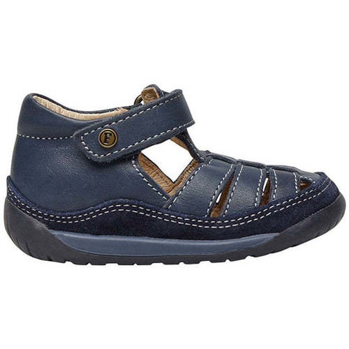 Sandales et Nu-pieds Falcotto LAGUNA VL NEW-Sandales semi-ouverte en cuir bleunuit - Chaussures Sandale Enfant 79 
