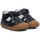 Chaussures Garçon Collection Automne / Hiver Sandales semi-ouverte en cuir marine