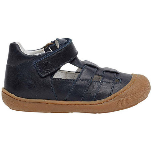 Chaussures Garçon Sandales et Nu-pieds Naturino Sandales semi-ouverte en cuir BEDE Bleu