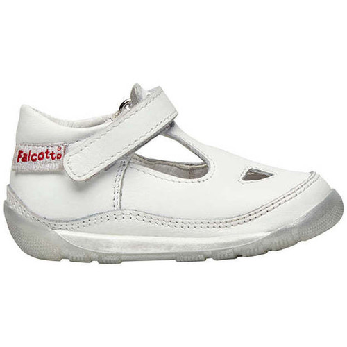 Sandales et Nu-pieds Falcotto SAN DIEGO NEW-Sandales avec ajours blanc - Chaussures Sandale Enfant 74 