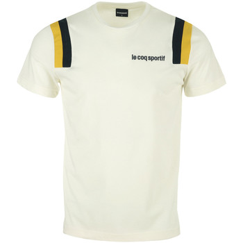 Vêtements Homme T-shirts manches courtes Le Coq Sportif Tri Tee N°5 Blanc