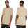 Vêtements Débardeurs / T-shirts sans manche Emporio Armani EA7 Tee shirt Armani exchange beige 3LZTAJ ZJ9EZ - XS Kaki