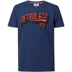 Vêtements Homme T-shirts manches courtes Petrol Industries M-1020-TSR607 5082 PETROL BLUE Bleu