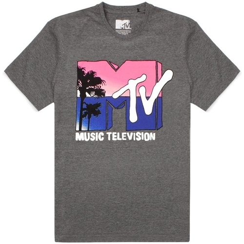 Vêtements Femme T-shirts manches longues Mtv Logo Gris