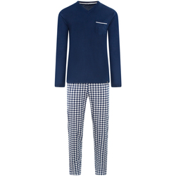 Vêtements Homme Pyjamas / Chemises de nuit Arthur Pyjama long coton Bleu