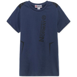 Vêtements Enfant T-shirts manches courtes Geographical Norway T-Shirt col rond JANGATA Marine