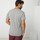 Vêtements Homme T-shirts manches courtes Geographical Norway T-Shirt col V JORDIC Gris
