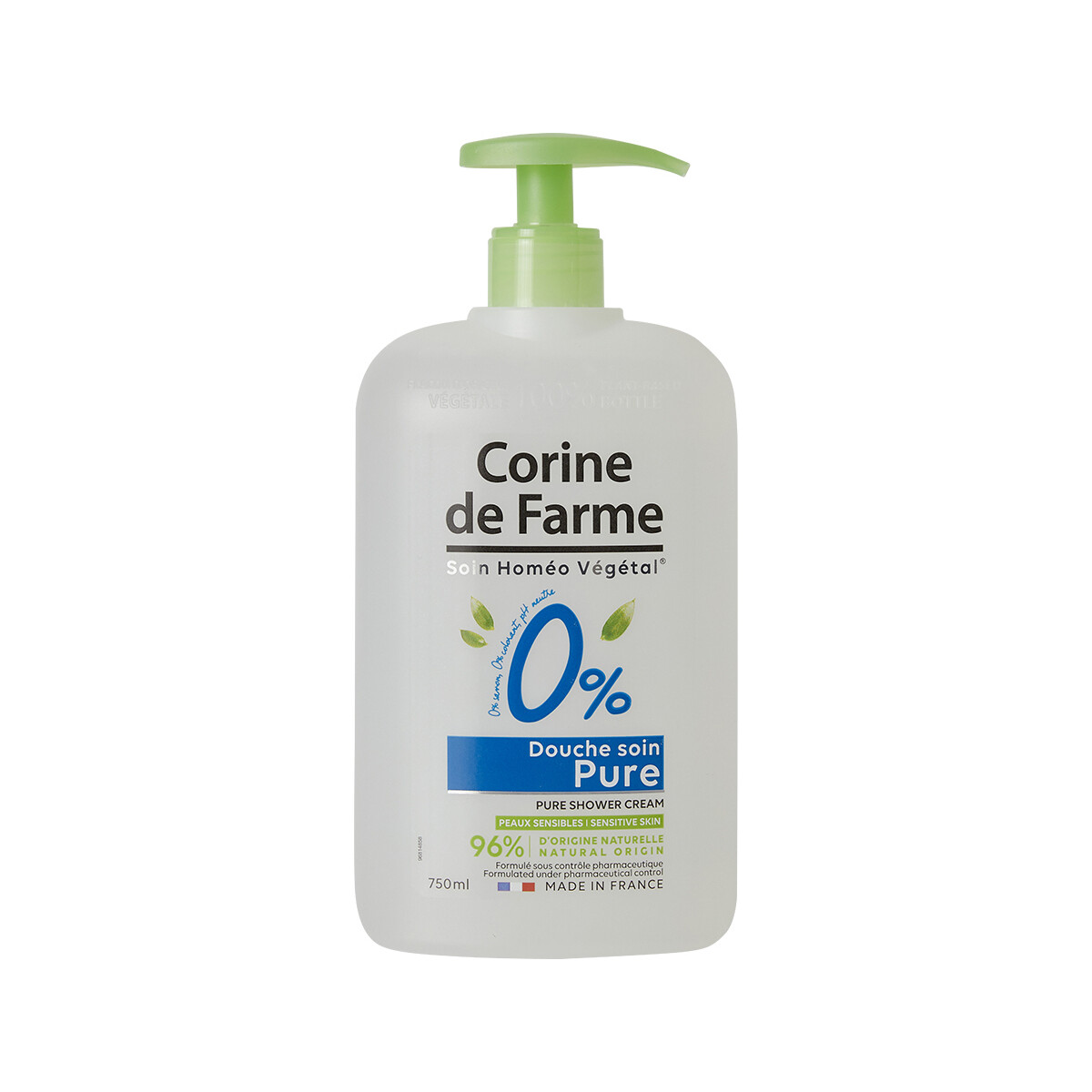 Beauté Produits bains Corine De Farme Douche Soin Pure 0% - Grand Format Autres