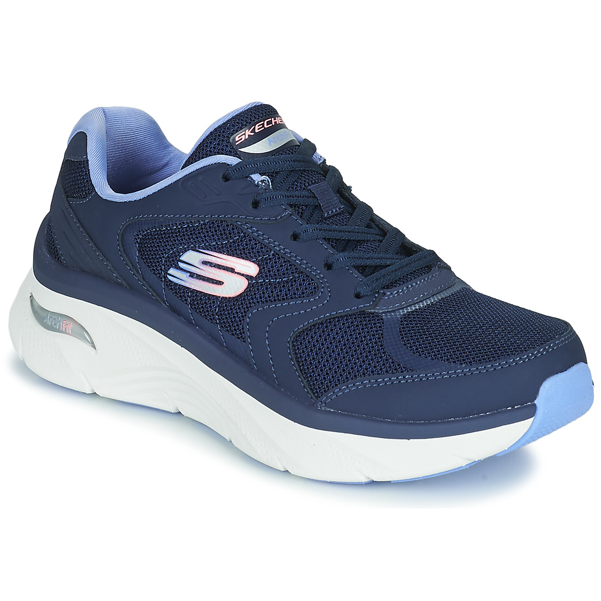 Chaussures Femme Baskets basses Skechers nis ARCH FIT D'LUX Marine