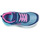 Chaussures Fille Baskets basses monster Skechers MICROSPEC Bleu / Rose