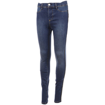 Vêtements Fille Jeans skinny Teddy Smith 50106419D Bleu