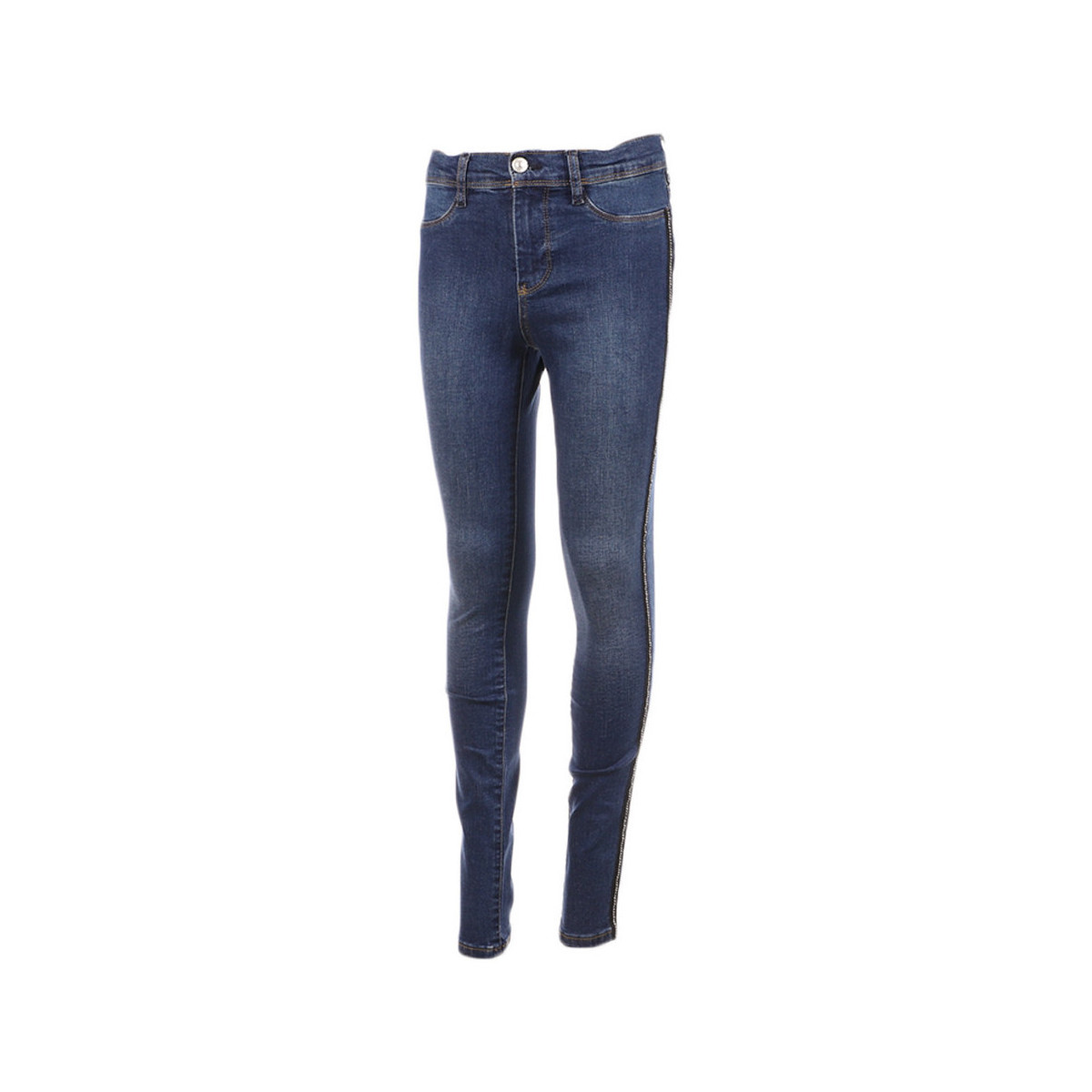 Vêtements Fille Jeans skinny Teddy Smith 50106419D Bleu
