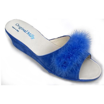 Chaussures Femme Mules Original Milly MILLY DE CHAMBRE - 102 ROYAL Bleu