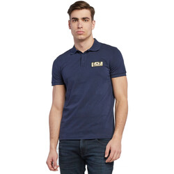 Vêtements Homme T-shirts & Polos Ea7 Emporio Armani slate Polo Bleu