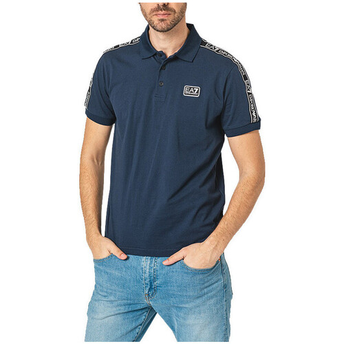 Vêtements Homme T-shirts & Polos Ea7 Emporio Satchels Armani Polo Bleu