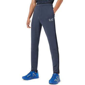 Vêtements Homme Pantalons de survêtement Emporio Armani Kids logo bib setni Pantalon de survêtement EA7 Emporio Bleu
