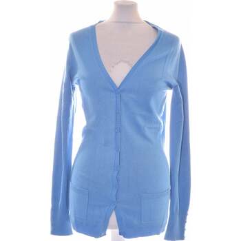 Vêtements Femme Gilets / Cardigans Monoprix gilet femme  36 - T1 - S Bleu Bleu