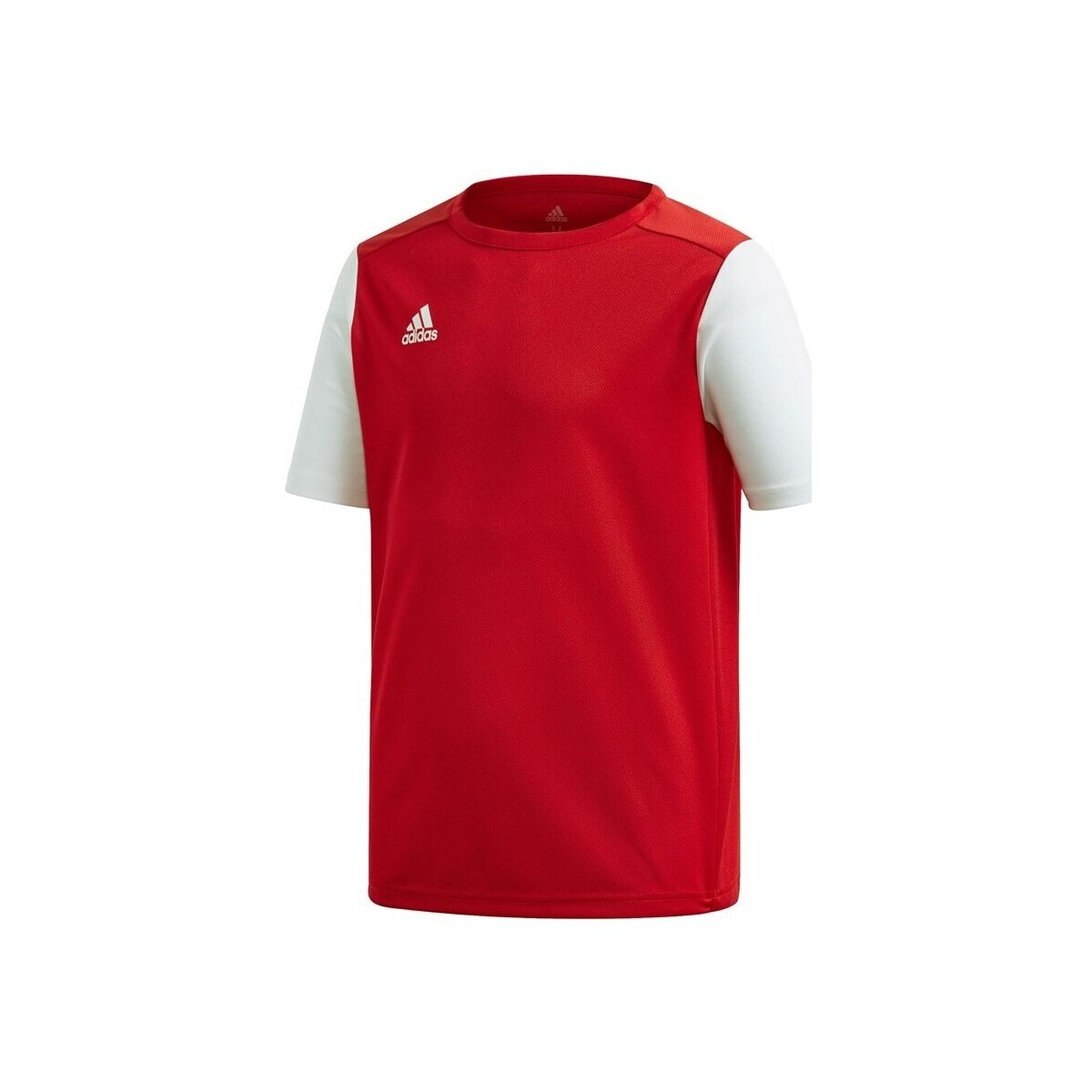 Vêtements Garçon T-shirts manches courtes adidas Originals JR Estro 19 Rouge, Blanc