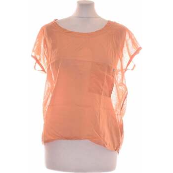 Vêtements Femme white bib dress shirt Plus T-shirt con logo glitterato sul davanti nera Esprit débardeur  34 - T0 - XS Orange Orange