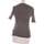 Vêtements Femme T-shirts & Polos Uniqlo top manches courtes  34 - T0 - XS Vert Vert