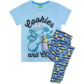 Vêtements Femme Pyjamas / Chemises de nuit Sesame Street NS6621 Bleu