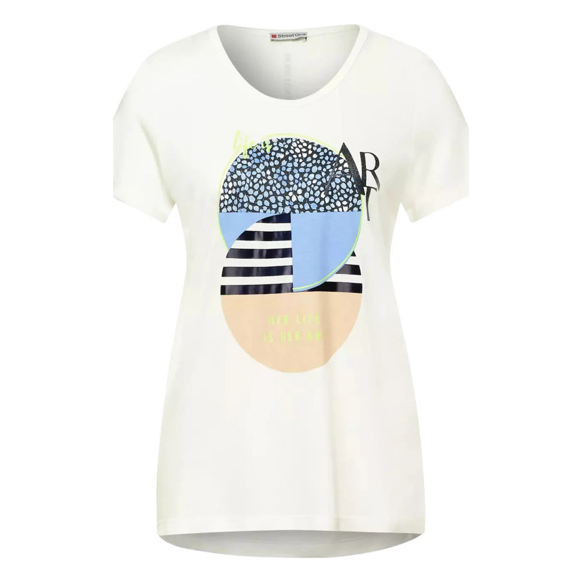 Vêtements Femme Vans Morski T-shirt z logo na lewej piersi tylko w ASOS 132318VTPE22 Blanc