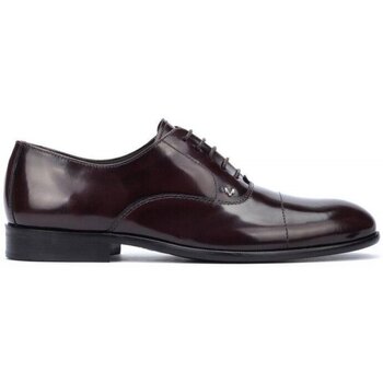 Chaussures Homme Richelieu Martinelli Newman 1053-0782PYM Noir Rouge