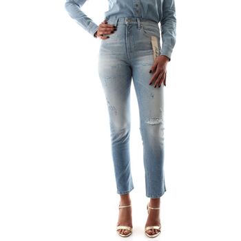 Vêtements Femme Jeans Belt Guess GIRLY W2RA16 D4LZ1-TRMN Bleu