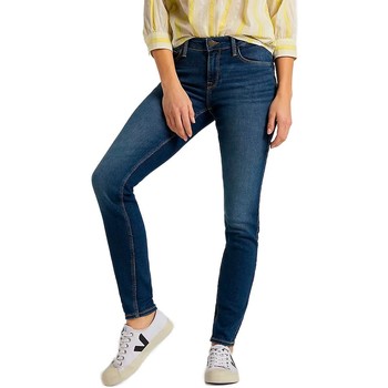 Vêtements Femme Bolsos Jeans skinny Lee L526QDTN Bleu