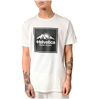 Vêtements Homme T-shirts manches courtes Helvetica Tee-shirt Blanc