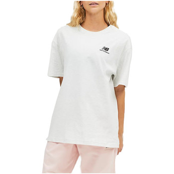 Vêtements T-shirts & Polos New Balance UNISSENTIALS Blanc